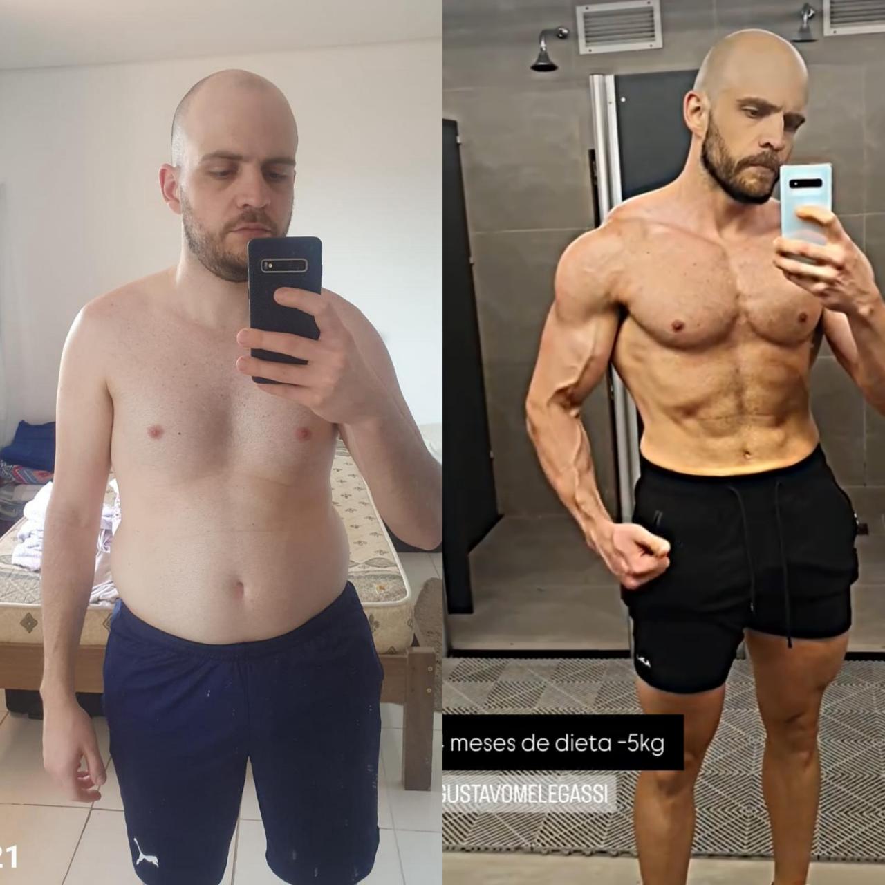 Antes e depois