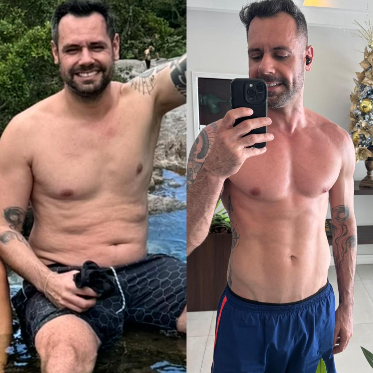 Antes e depois